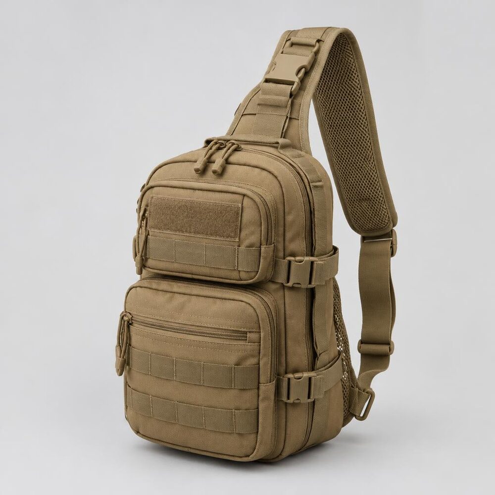 Tactical Chest Sling Bag — Coyote
